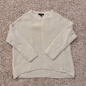 Chunky off-white sweater